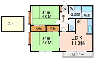 カーサN＆Tの物件間取画像